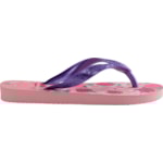 Chinelo Havaianas Kids Flores Rosa Macaron 25/26