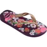 Chinelo Havaianas Kids Flores Rose Gold 27/29