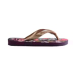 Chinelo Havaianas Kids Flores Rose Gold 31/32