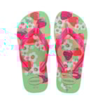 Chinelo Havaianas Kids Flores Verde Jardim 33/34