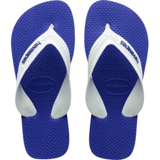 Chinelo Havaianas Kids Max Azul Naval/Branco 23/24
