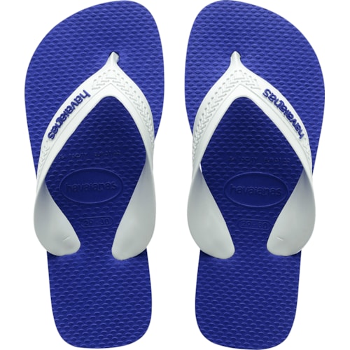 Chinelo Havaianas Kids Max Azul Naval/Branco 23/24