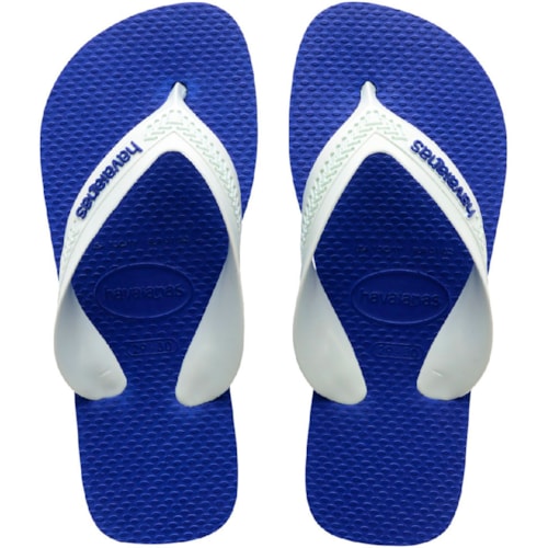 Chinelo Havaianas Kids Max Azul Naval/Branco 27/28