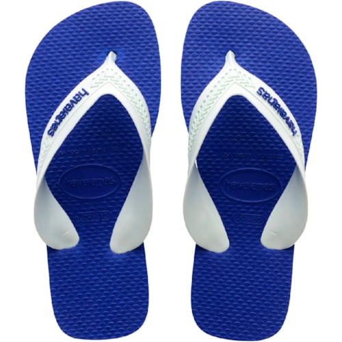 Chinelo Havaianas Kids Max Azul Naval/Branco 29/30