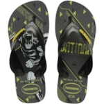 Chinelo Havaianas Kids Max Preto/Amarelo 23/24