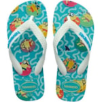 Chinelo Havaianas Kids Minions Azul/Branco 25/26