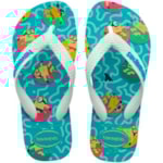 Chinelo Havaianas Kids Minions Azul/Branco 31/32