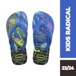 Chinelo Havaianas Kids Radical 23/24 Azul Estrela