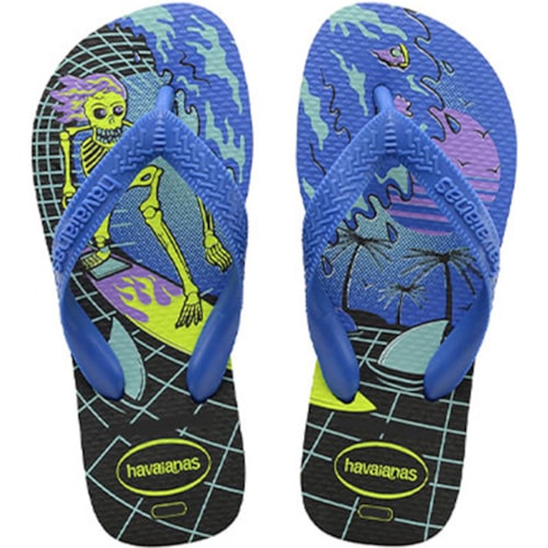 Chinelo Havaianas Kids Radical 23/24 Azul Estrela