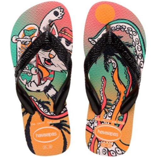 Chinelo Havaianas Kids Radical 35/36 Laranja