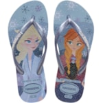 Chinelo Havaianas Kids Slim Princess Brisa Lilás 35/36