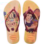 Chinelo Havaianas Kids Slim Princess Dourado 33/34