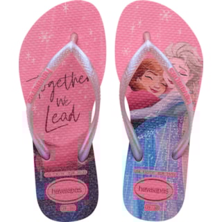 Chinelo Havaianas Kids Slim Princess Lemonade 33/34
