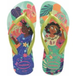Chinelo Havaianas Kids Slim Princess Verde Matcha 25/26