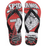 Chinelo Havaianas Marvel Logomania Verm/Pto 35/36