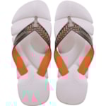 Chinelo Havaianas Power 2.0 Branco/Cinza 43/44