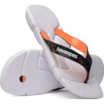 Chinelo Havaianas Power 2.0 Branco e Laranja 45/46