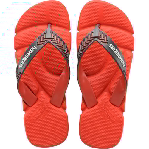 Chinelo Havaianas Power 2.0 Vermelho Crush 41/42