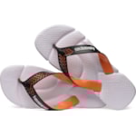 Chinelo Havaianas Power Branco e Laranja 2.0 - 37/38