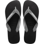 Chinelo Havaianas Power Light Preto/Cinza Aço 45/46