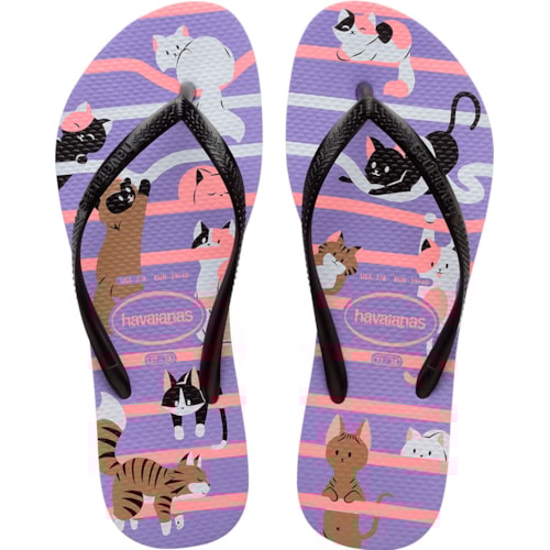 Chinelo Havaianas Sim Pet Roxo 33/34