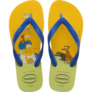 Chinelo Havaianas Simpsons Amarelo 45/46