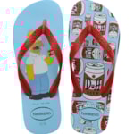 Chinelo Havaianas Simpsons Azul 43/44