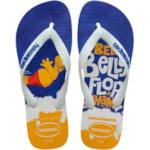 Chinelo Havaianas Simpsons Branco/Azul Estrela 35/36