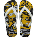 Chinelo Havaianas Simpsons Preto 37/38