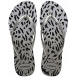 Chinelo Havaianas Slim Animals Cinza 37/38