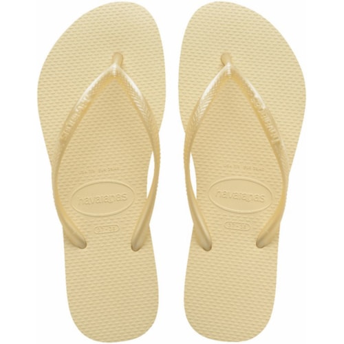 Chinelo Havaianas Slim Buttercream 33/34