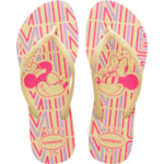 Chinelo Havaianas Slim Disney Buttercream 33/34