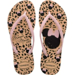 Chinelo Havaianas Slim Disney Dourado 39/40