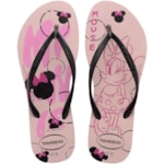 Chinelo Havaianas Slim Disney Rosa Peonia 33/34