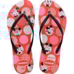 Chinelo Havaianas Slim Disney Vermelho Crush 35/36
