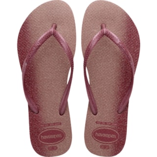 Chinelo Havaianas Slim Gloss Amaranto 35/36