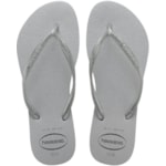 Chinelo Havaianas Slim Gloss Cinza 33/34