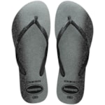 Chinelo Havaianas Slim Gloss Preto/Preto 33/34