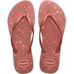 Chinelo Havaianas Slim Gloss Rosa Bullet 39/40