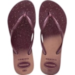 Chinelo Havaianas Slim Gloss Terra Roxa 33/34