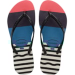 Chinelo Havaianas Slim Harmony Branco/Preto 33/34
