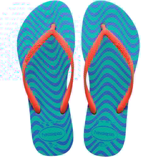 Chinelo Havaianas Slim Harmony Verde 37/38