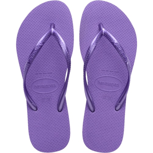 Chinelo Havaianas Slim Lilás Escuro 33/34