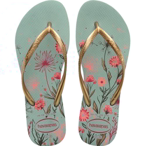Chinelo Havaianas Slim Organic Argila 39/40