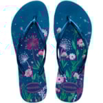 Chinelo Havaianas Slim Organic Azul Comfy 33/34