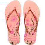 Chinelo Havaianas Slim Organic Rosa Ballet/Dourado 39/40