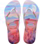 Chinelo Havaianas Slim Paisage Rosa Macaron 39/40