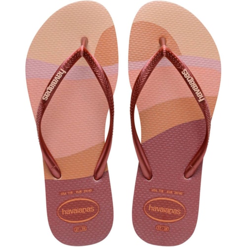 Chinelo Havaianas Slim Palette Glow Rosa Ballet 39/40