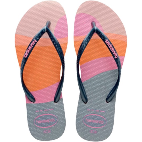 Chinelo Havaianas Slim Palette Glow Rosa Peônia 33/34