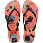 Chinelo Havaianas Slim Pets Néctar 39/40